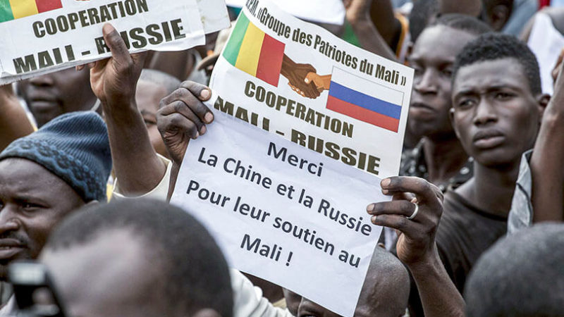 Manifestation Pro-Russe à Bamako : une manœuvre de la junte pour justifier son coup d’Etat