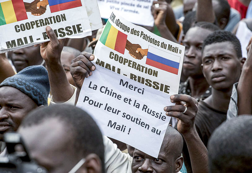 Manifestation Pro-Russe à Bamako : une manœuvre de la junte pour justifier son coup d’Etat