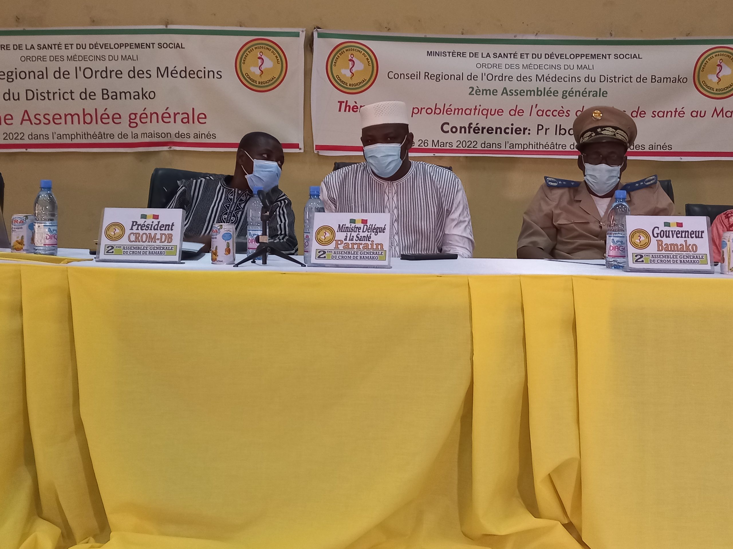 Conseil régional de l’Ordre des médecins du District de Bamako :  L’accès aux soins de santé au cœur des échanges de la 2e Assemblée générale