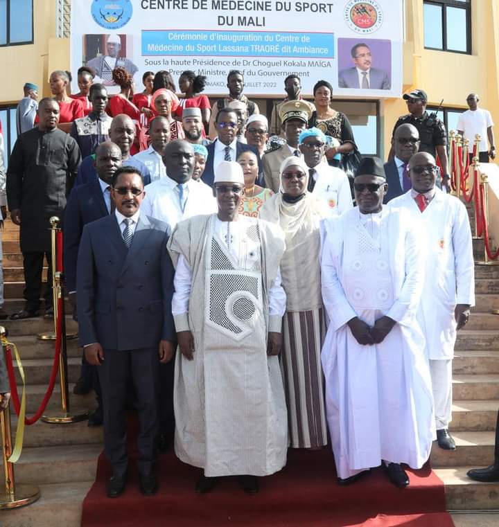 Le Centre de médecine du sport Lassana Traoré dit Ambiance du Stade Omnisports Modibo Keita, inauguré par le chef du gouvernement.