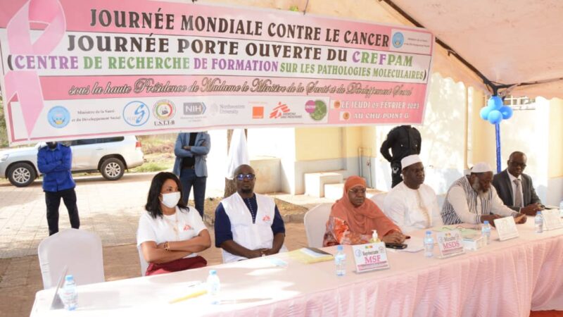 LUTTE CONTRE LE CANCER : Le Mali se dote d’un Centre de recherche et de formation sur les pathologies moléculaires