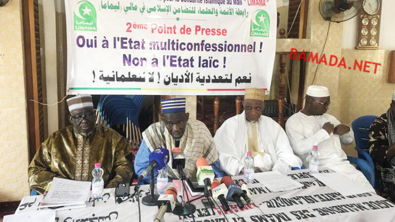 COMBAT CONTRE LA LAÏCITÉ DANS LA NOUVELLE CONSTITUTION DU MALI LIMAMA appelle les musulmans à voter contre le projet lors du référendum