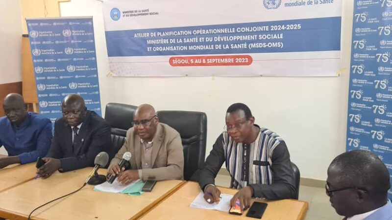 Lutte contre la maladie au Mali : L’ OMS se penche sur son plan opérationnel 2024-2025