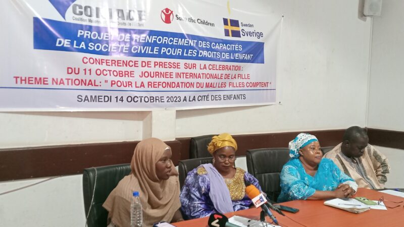 Célébration de la journée internationale de la fille au Mali : La COMADE respecte la tradition