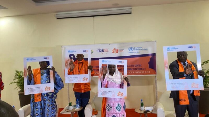 16 Jours d’activisme contre les violences basées sur le genre : Une vaste campagne de sensibilisation lancée par l’OMS au Mali              