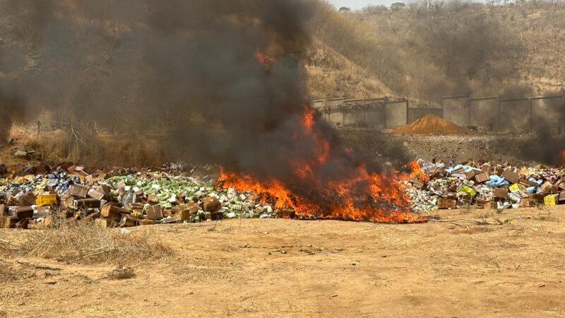 LUTTE CONTRE LA FRAUDE Près de 150 tonnes de produits prohibés incendiées