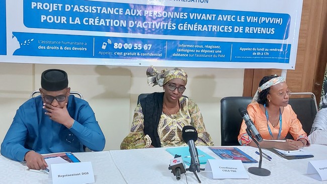 Programme d’assistance alimentaire aux PVVIH: 3 700 personnes touchées par la 3è phase 