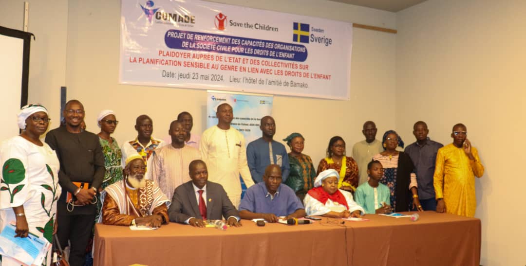 Mali-Planification des biens et services destinés aux populations : La COMADE plaide pour l’intégration de l’approche genre en lien avec les droits de l’Enfant