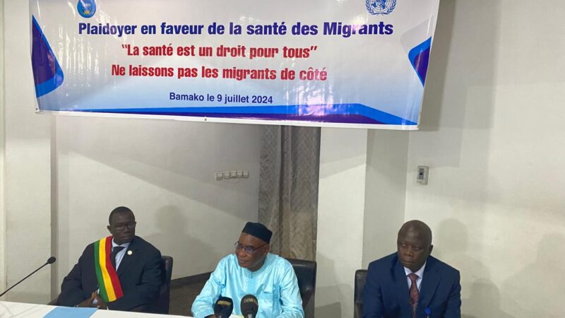 Amélioration de la santé des migrants et réfugiés au Mali : Le gouvernement plaide à l’endroit des acteurs régionaux