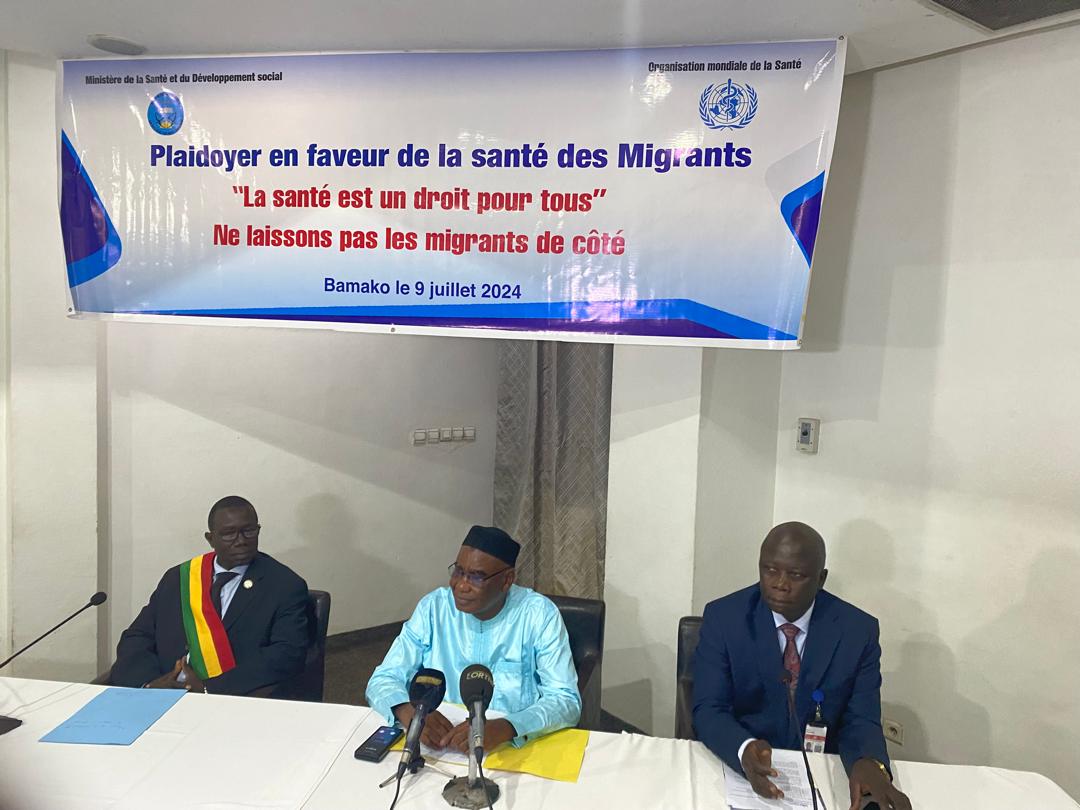 Amélioration de la santé des migrants et réfugiés au Mali : Le gouvernement plaide à l’endroit des acteurs régionaux