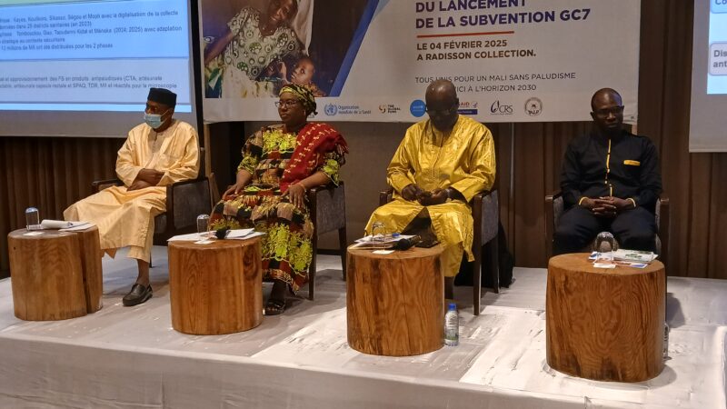 Mali-Santé: Le Fonds mondial accorde plus de 55 milliards de dollar au pays pour renforcer la lutte contre le paludisme