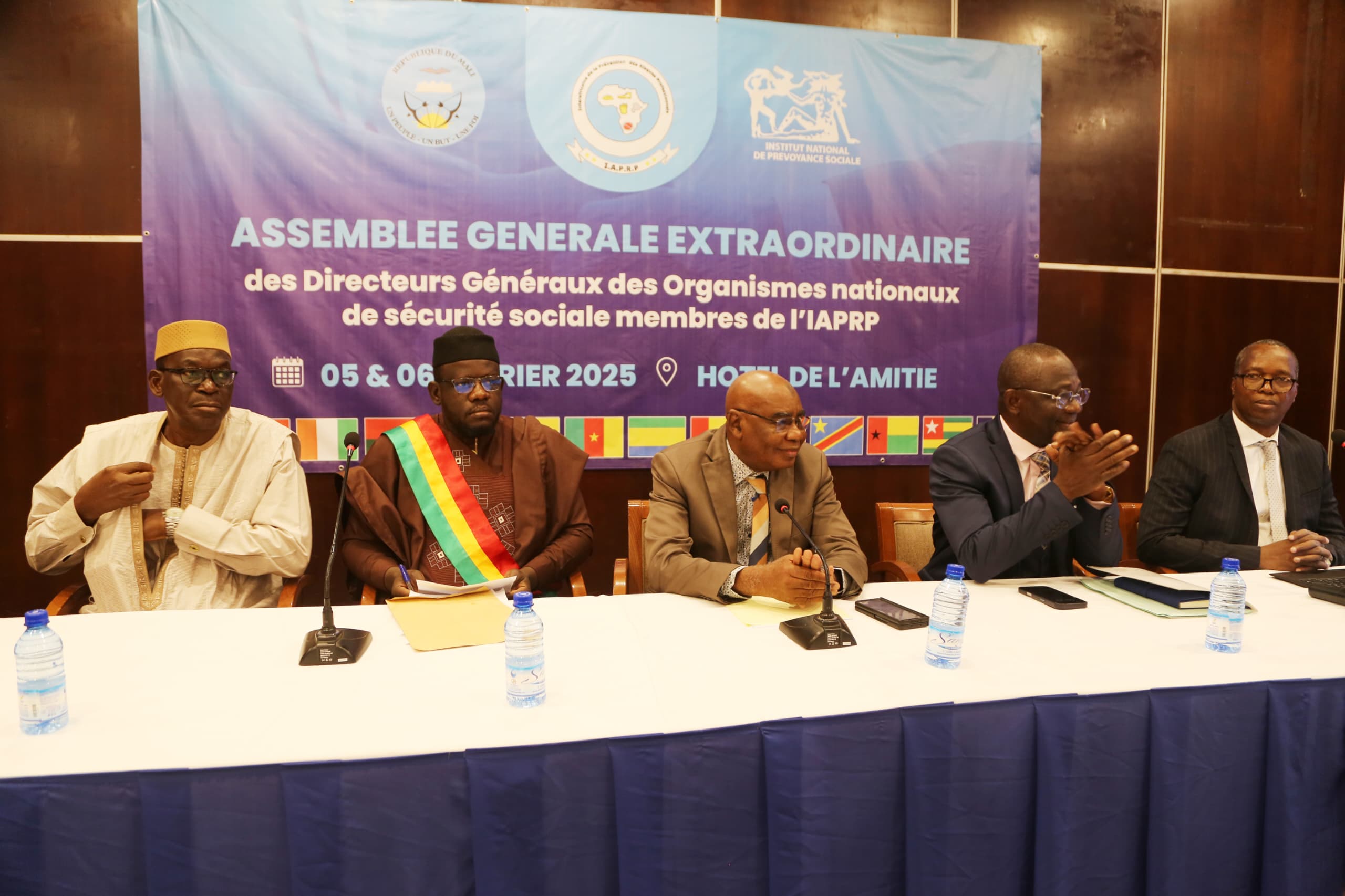 Assemblée Générale Extraordinaire des Directeurs Généraux des ONSS membres de L’IAPRP : Vers une redynamisation de l’organisation.