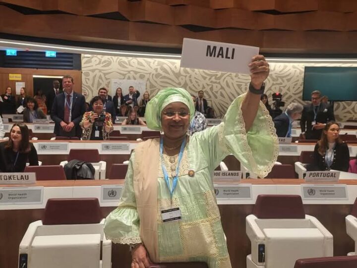 78è Session de l’Assemblée Mondiale de la Santé (AMS) à Genève: Le ministre Assa Badiallo Touré prend la parole et rassure