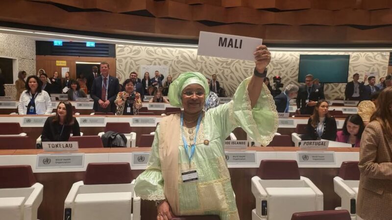 78è Session de l’Assemblée Mondiale de la Santé (AMS) à Genève: Le ministre Assa Badiallo Touré prend la parole et rassure