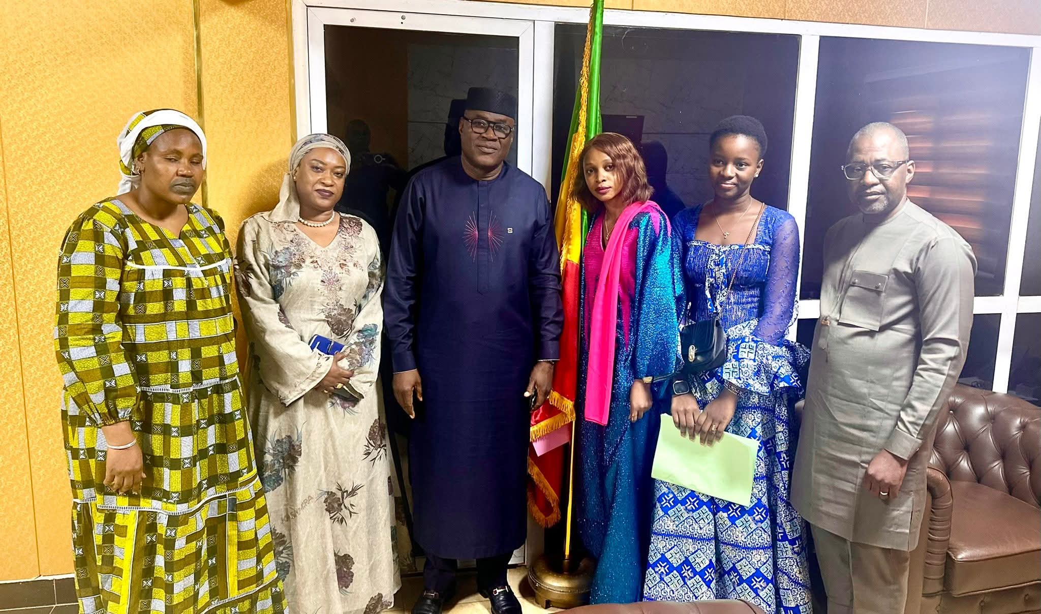Mali-Carnet d’audience : Le DG reçoit l’Association Autisme Mali