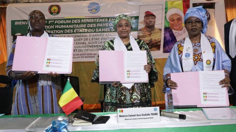 Action humanitaire dans l’espace AES: Les résolutions majeures de la rencontre de Bamako