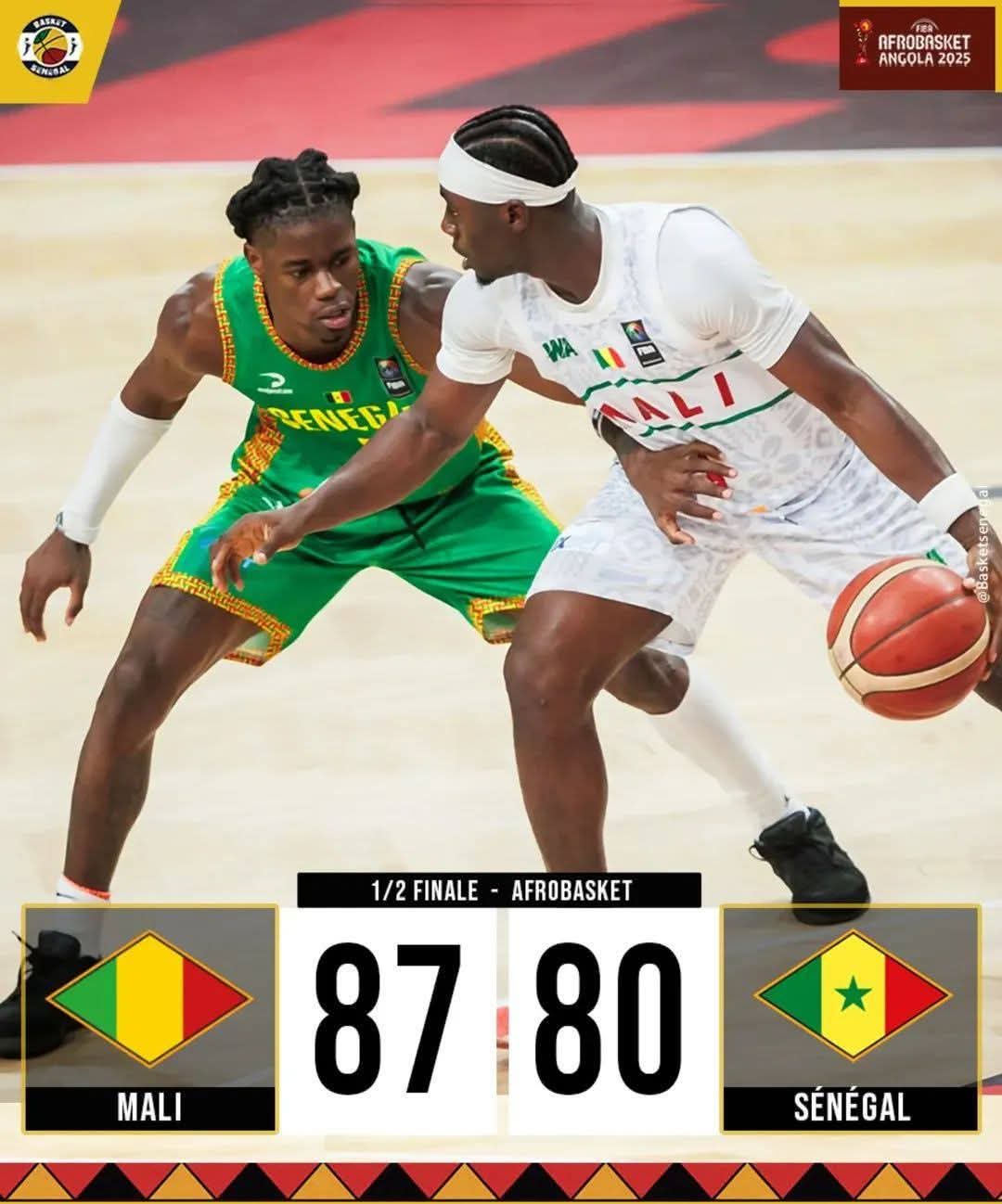 Afrobasket masculin: Le Mali bat le Sénégal et file en finale 