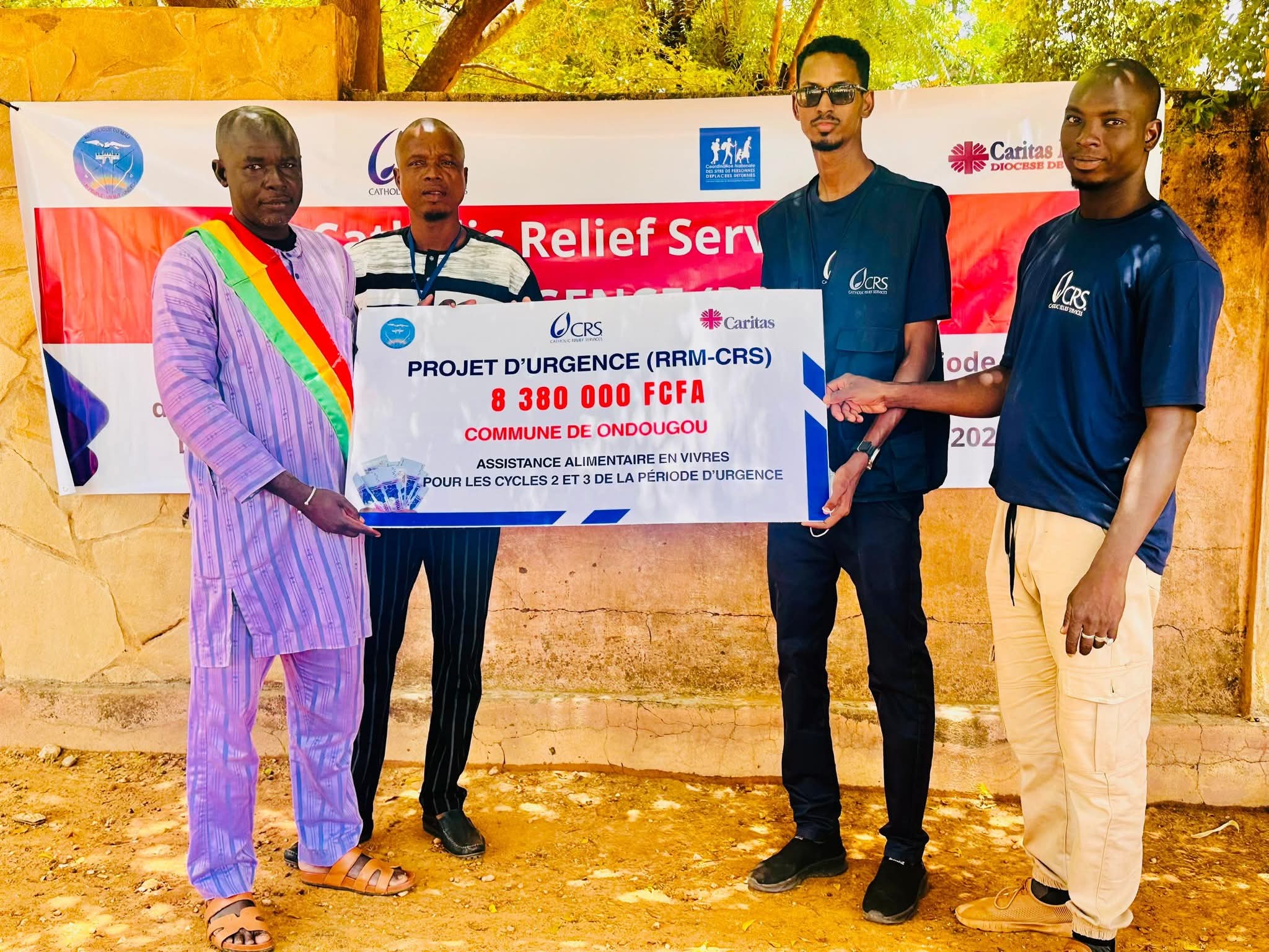 Mali: CRS apporte une assistance financière à 252 ménages à Ningari