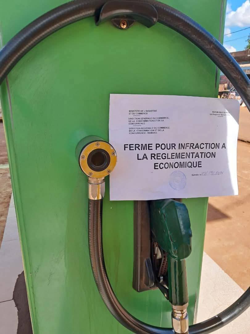 Mali-DGCC : une station fermée pour non-respect des prix plafonds
