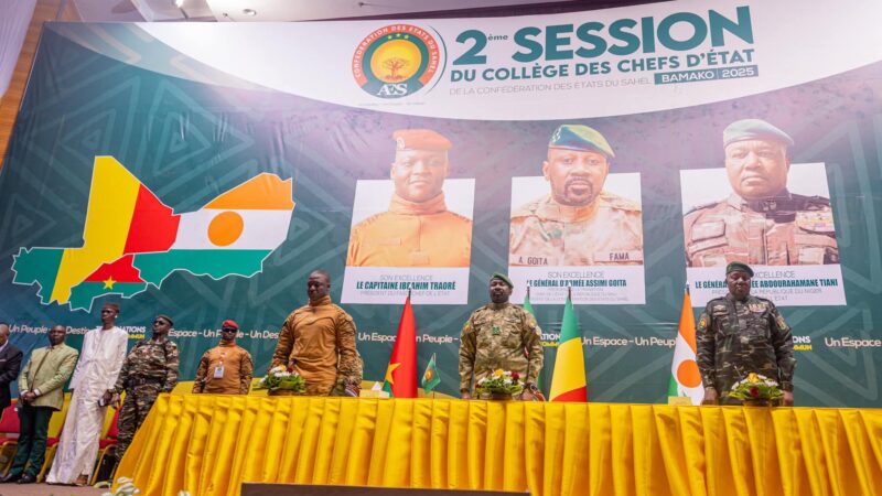 Deuxième session du Collège des Chefs d’État de l’AES : ouverture des travaux à Bamako