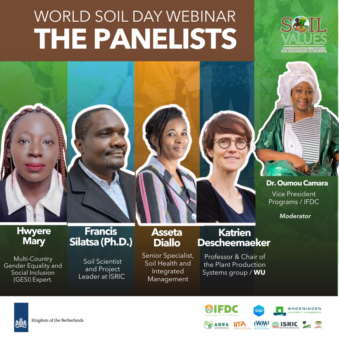 Webinaire de l’IFDC : « Sols sains pour un avenir résilient » – Une journée consacrée à la santé des sols et à l’action collective pour la sécurité alimentaire en Afrique