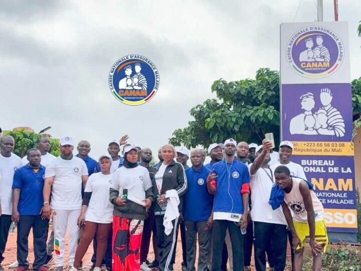 Promotion de la Santé à SIKASSO : La CANAM organise une marche de 10 km à travers la ville