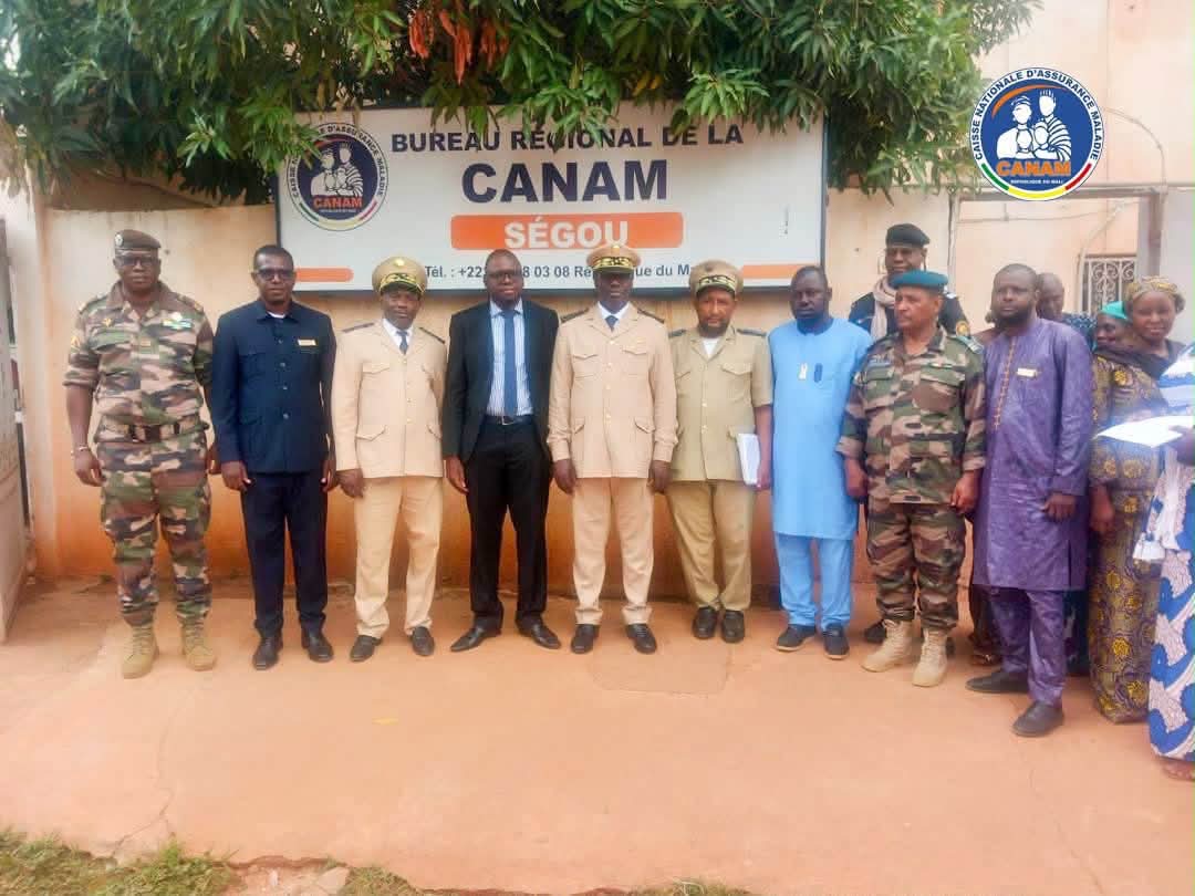 Visite du Gouverneur de la région de Ségou au Bureau Régional de la CANAM