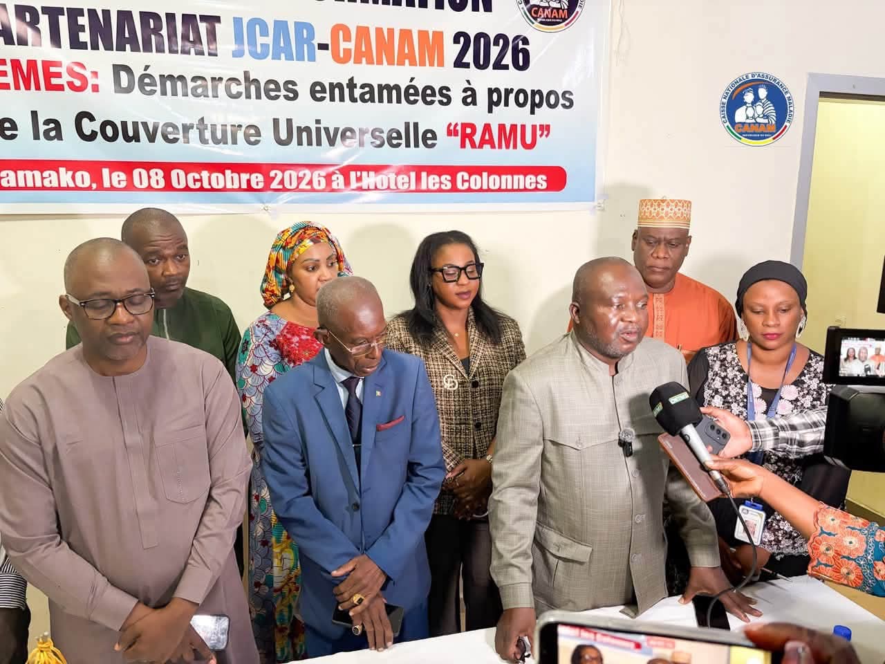Journée de sensibilisation des médias sur les nouvelles perspectives de la CANAM en matière de couverture maladie universelle (RAMU)